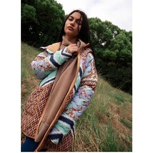 Free People Pria Printed Packable Puffer Jacket